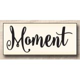 Wood stamp: Moment