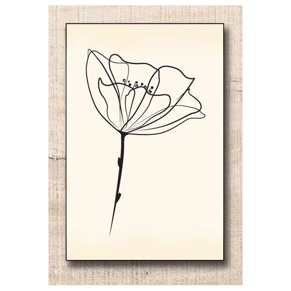 Wood stamp: Fleur sauvage