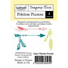 Clear stamp Flèches Plumes