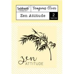 Clear stamp Zen attitude