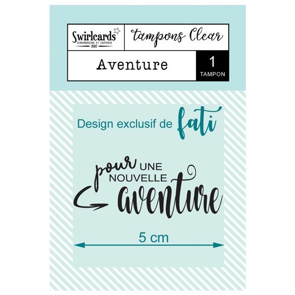 Clear stamp Aventure