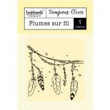 Clear stamp Plumes sur fil