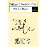 Clear Stamps "Petite Note"